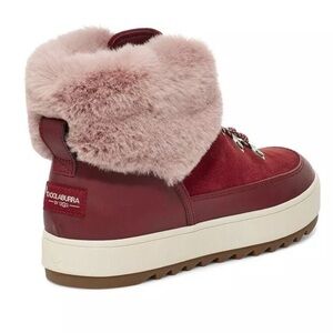 Koolaburra UGG Women's Tynlee Faux Fur Red and Pink Boots‎ Size 11